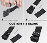 1/2/3pcs Tactical Gun Belt | Heavy Duty Nylon Web Belt With Automatic Slide Buckle