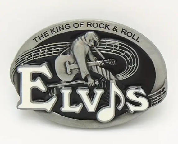 Elvis King Of Rock Belt Buckle Wholesale 1814