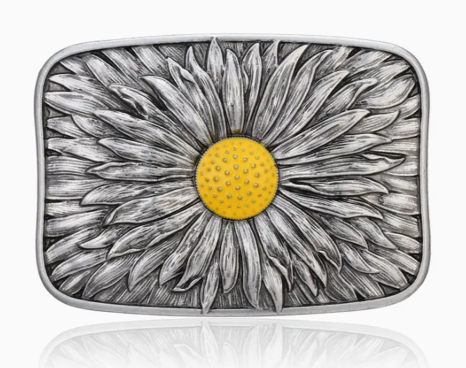2pcs Wholesale Sunflower Belt Buckle for Women 1809