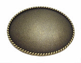 2pcs Wholesale Custom Oval Blank Belt Buckle 1650