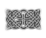 2pcs Wholesale Irish Celtic Antique Silver belt buckle 1660