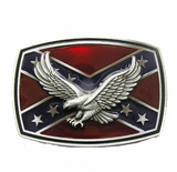 USA FLAG EAGLE HEAD Belt Buckle Wholesale 1635