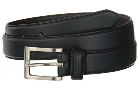 Wholesale Mens 1-1/4" Wide Leather Belt 2222BK Black