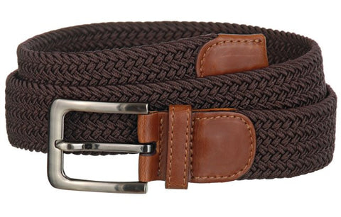 Wide Men's Leather Stretch Belt Wholesale 7001GBN