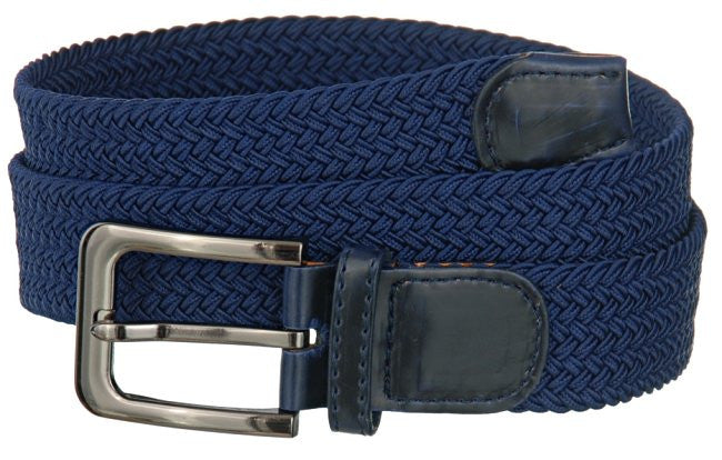 Wholesale Mens Elastic Belt Navy belt