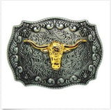 Texas Long Horn Belt Buckle Wholesale 1673